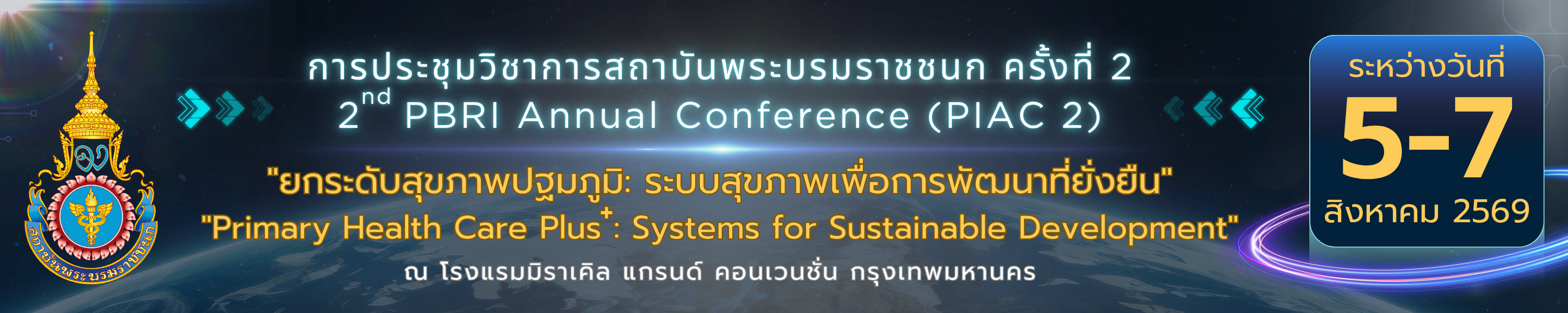 การประชุมวิชาการสถาบันพระบรมราชชนก ครั้งที่ 2